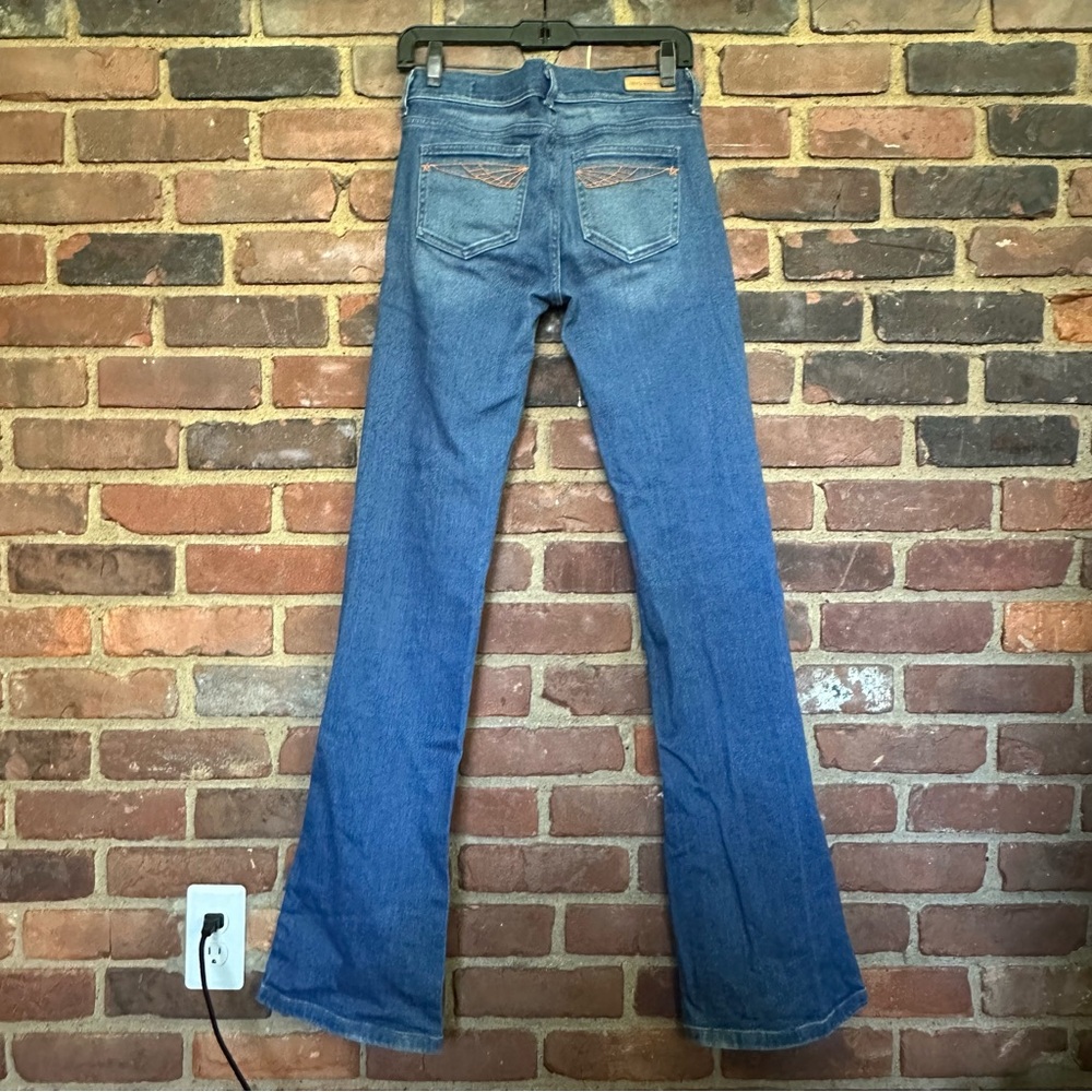 18th Amendment Carland flare jeans sz 28 X 35.5” -(fit like a size 2) -8.5” rise